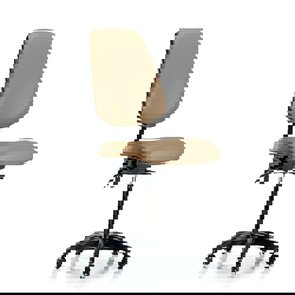 Task Chair: Vinyl, Taupe