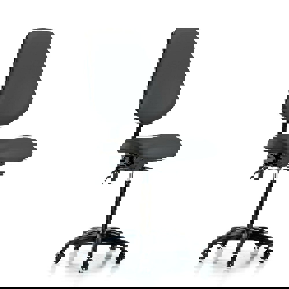 Task Chair: Vinyl, Charcoal