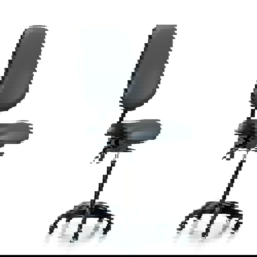 Task Chair: Vinyl, Carbon