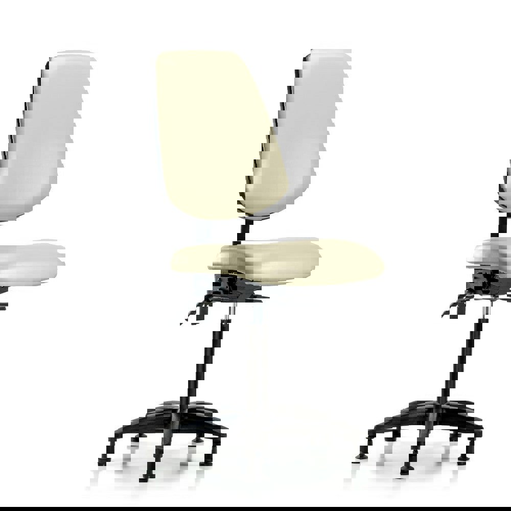 Task Chair: Vinyl, Adobe White