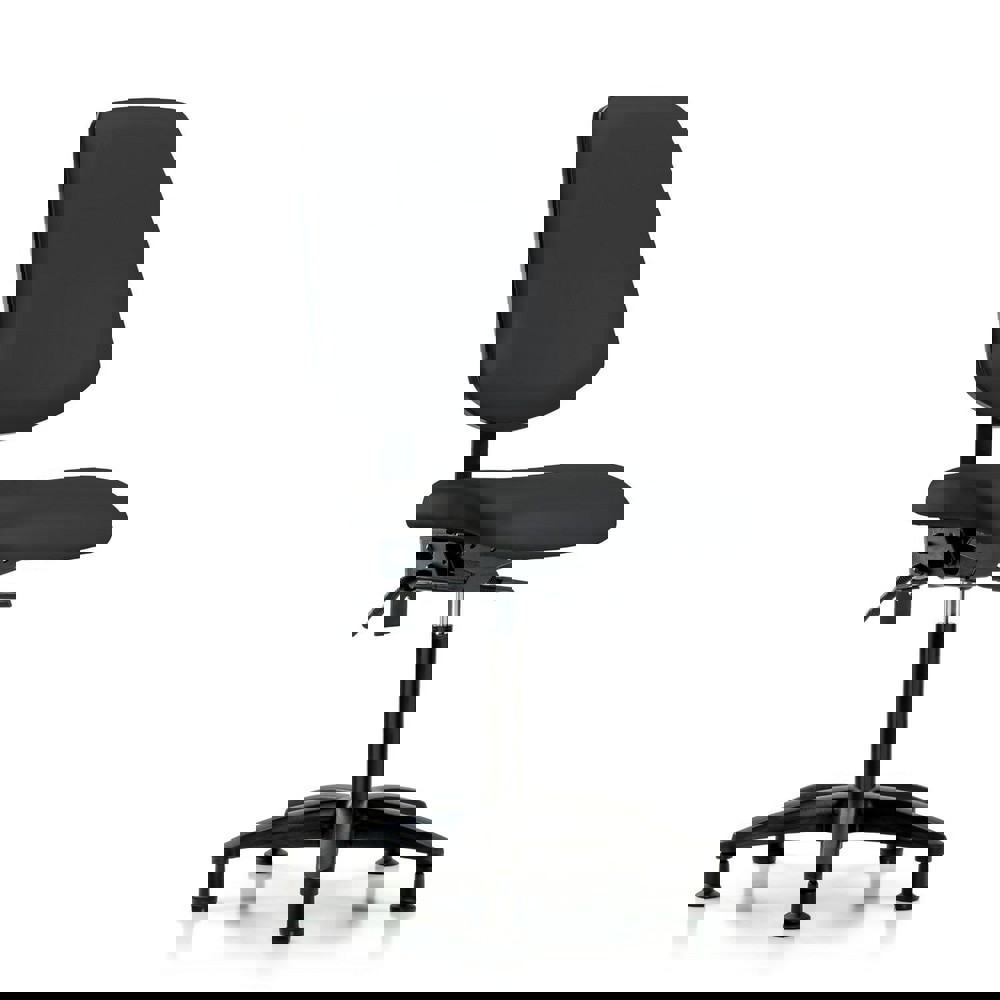 Task Chair: Vinyl, Black