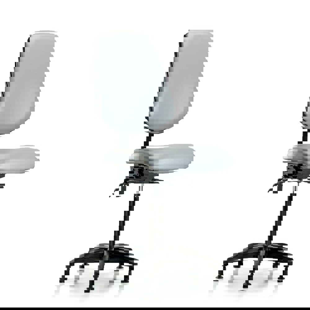 Task Chair: Vinyl, Dove