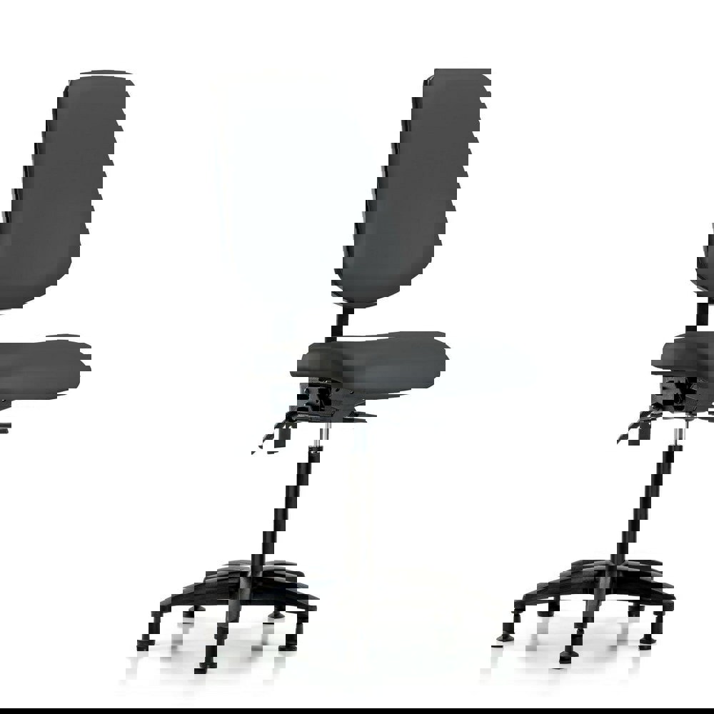 Task Chair: Vinyl, Charcoal