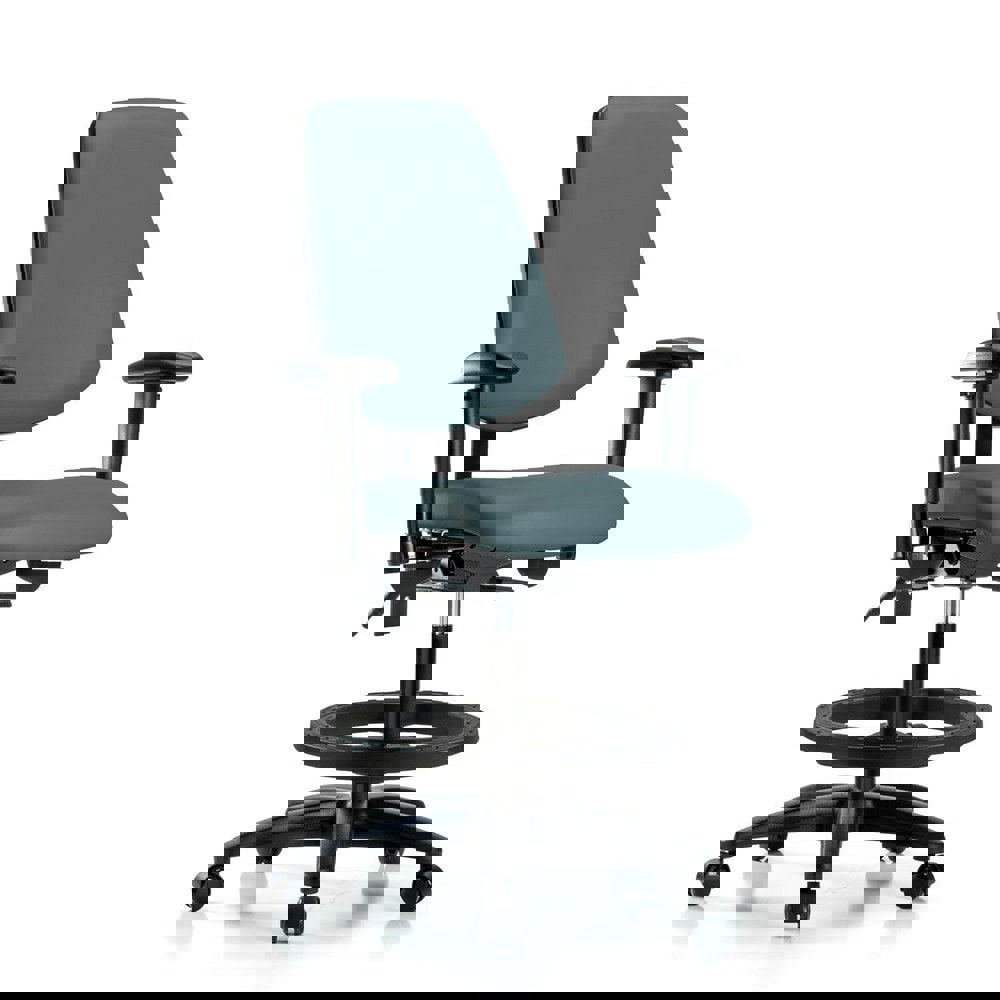 Task Chair: Vinyl, Colonial Blue