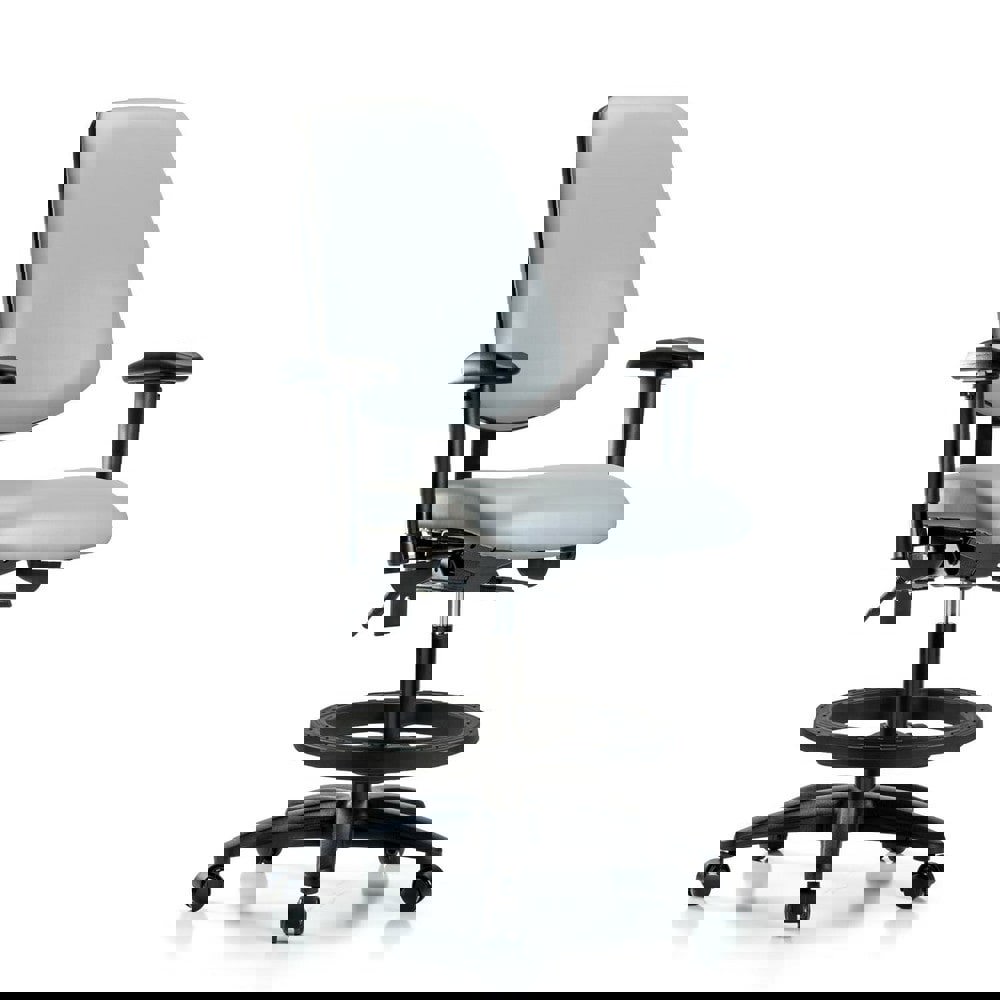 Task Chair: Vinyl, Dove