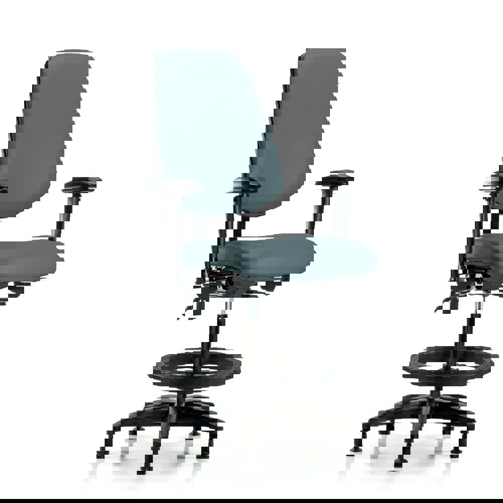 Task Chair: Vinyl, Colonial Blue