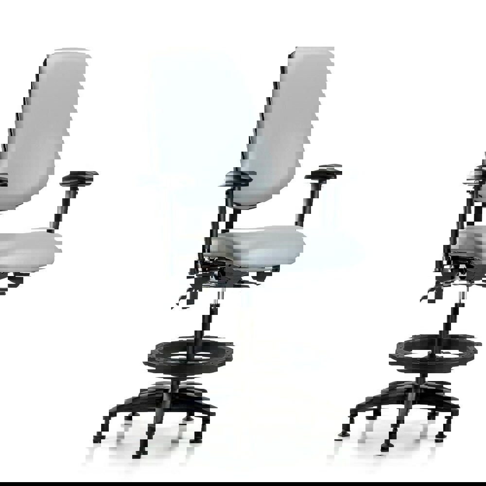 Task Chair: Vinyl, Dove