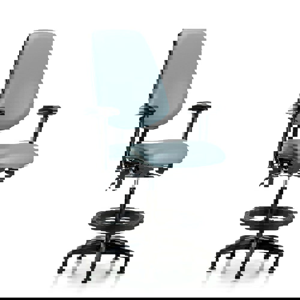 Task Chair: Vinyl, Storm