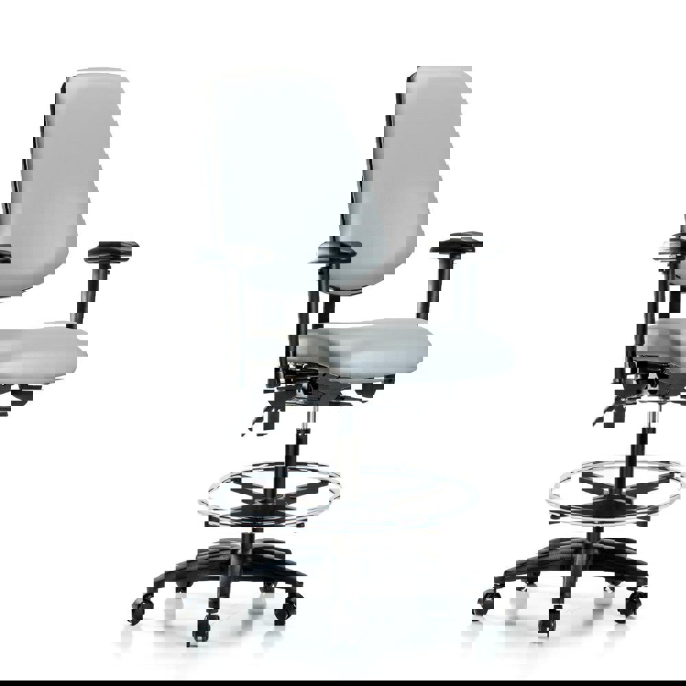 Task Chair: Vinyl, Dove