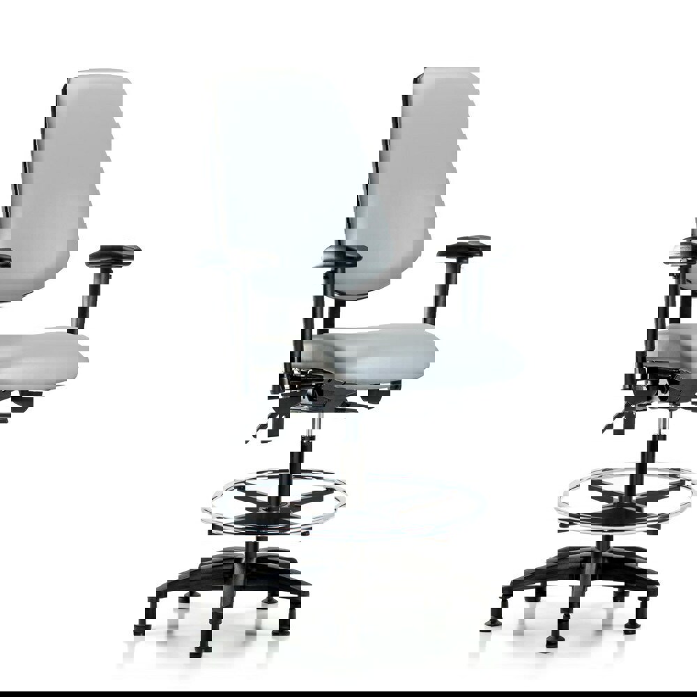 Task Chair: Vinyl, Dove