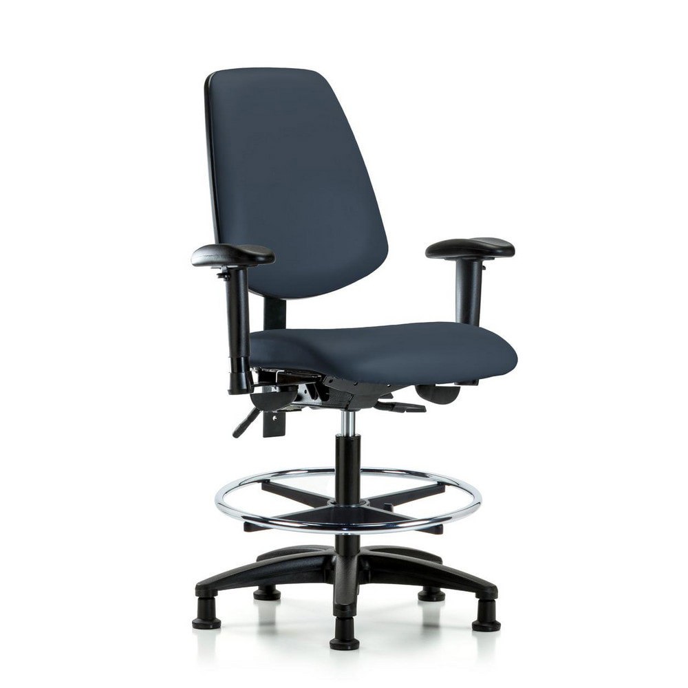 Task Chair: Vinyl, Imperial Blue
