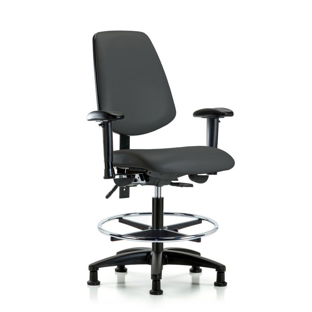 Task Chair: Vinyl, Charcoal
