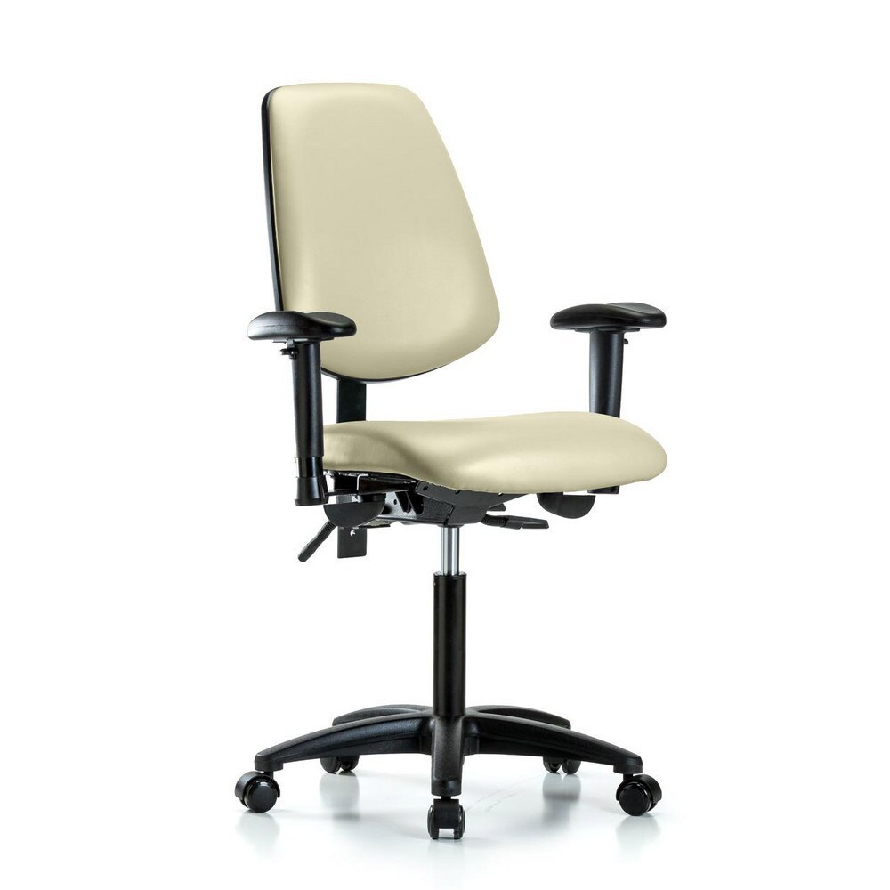 Task Chair: Vinyl, Adobe White