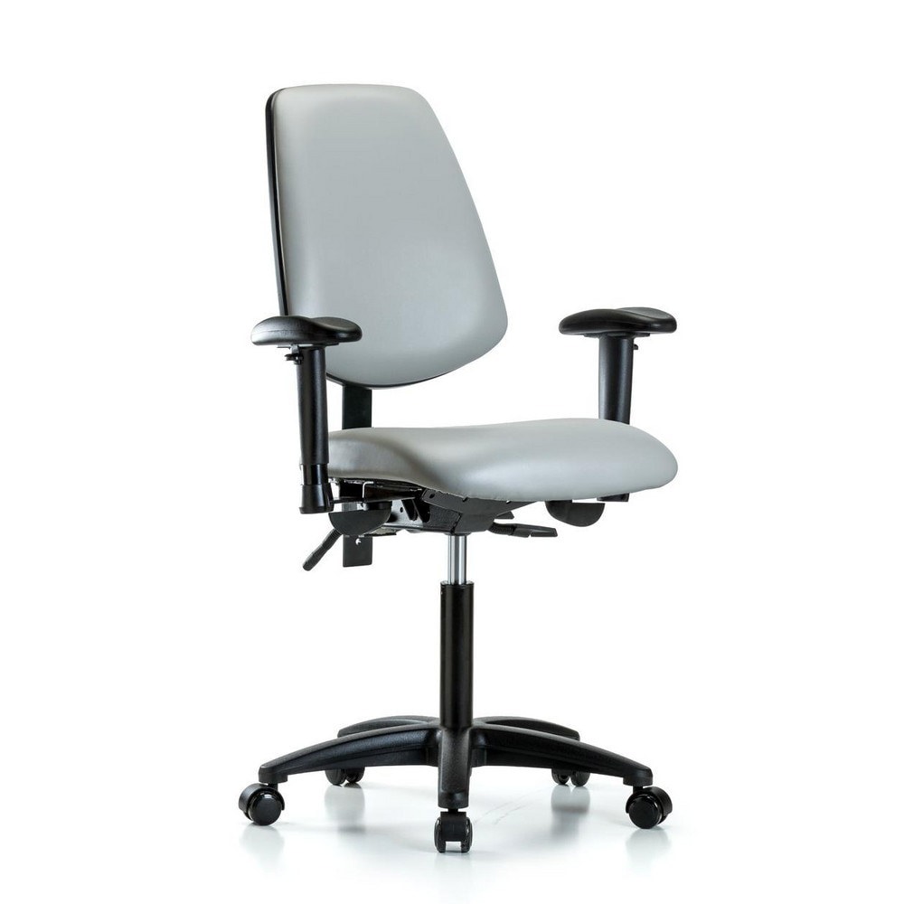 Task Chair: Vinyl, Dove