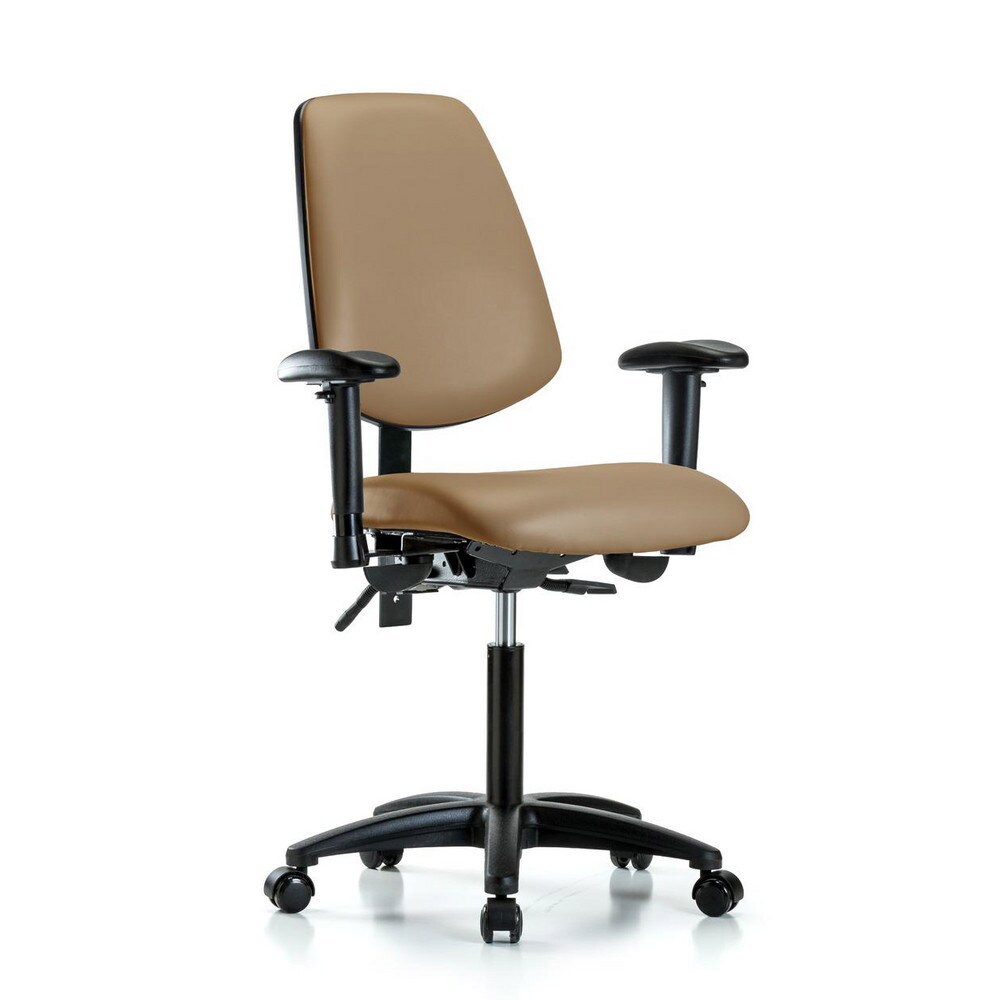 Task Chair: Vinyl, Taupe