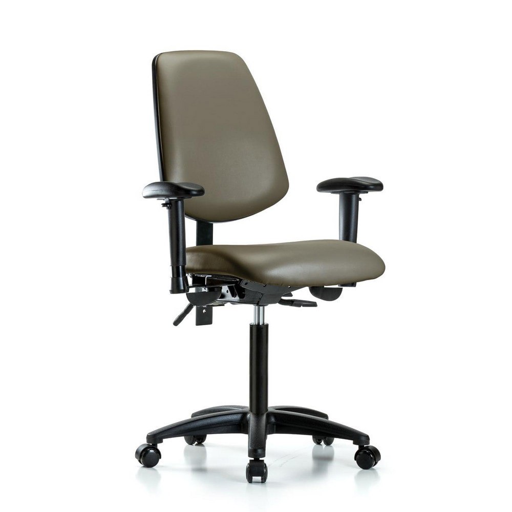 Task Chair: Vinyl, Taupe