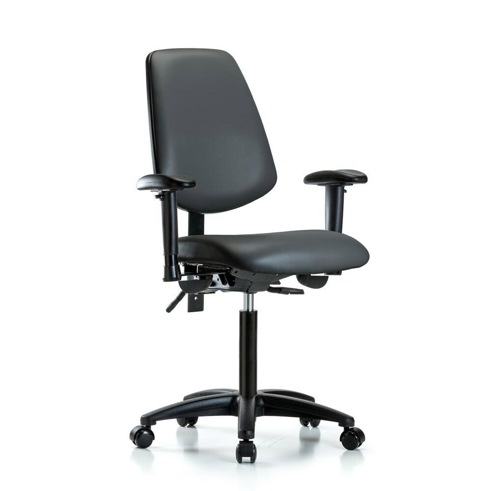 Task Chair: Vinyl, Carbon