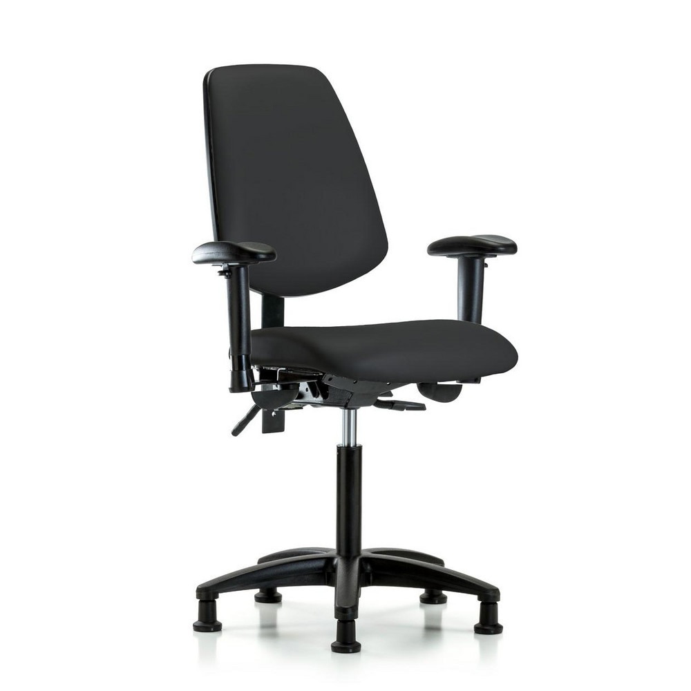 Task Chair: Vinyl, Black