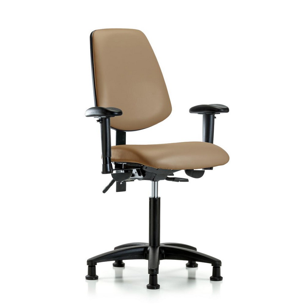 Task Chair: Vinyl, Taupe