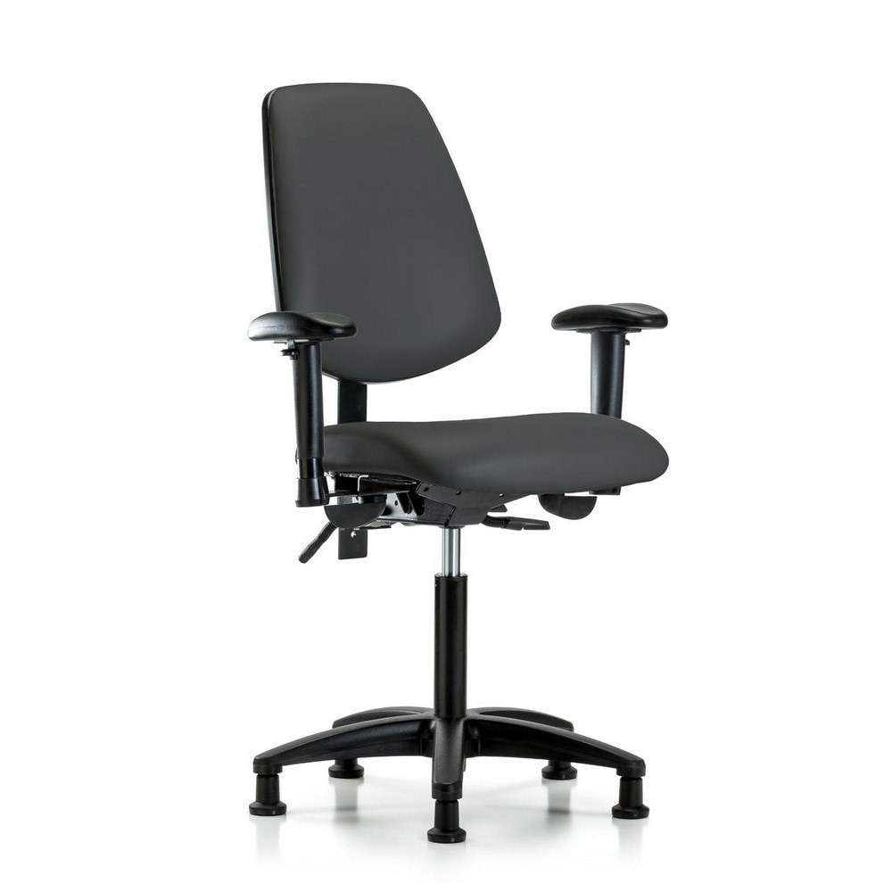 Task Chair: Vinyl, Charcoal