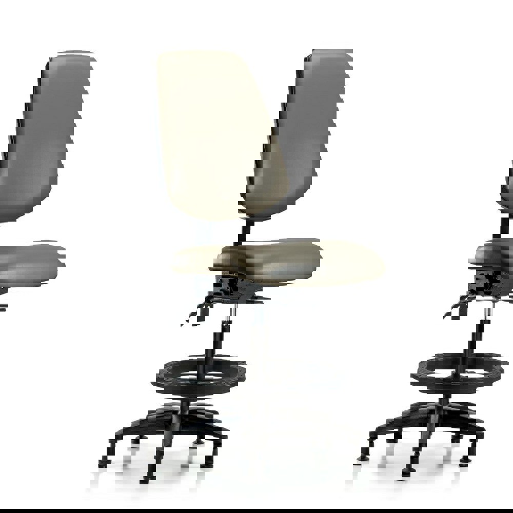 Task Chair: Vinyl, Taupe