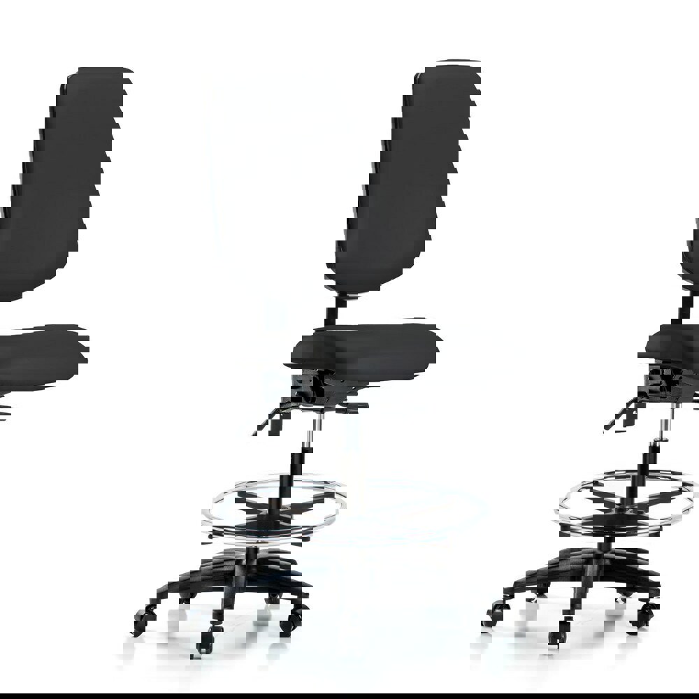 Task Chair: Vinyl, Black