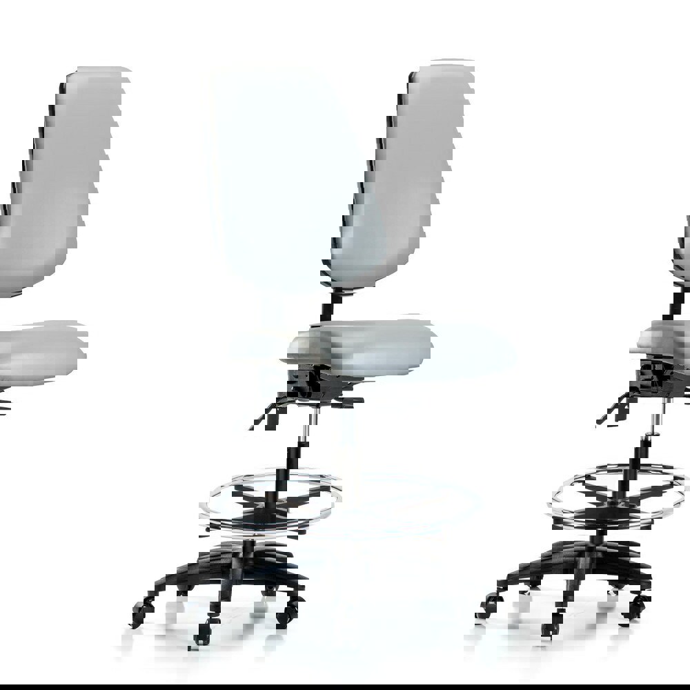 Task Chair: Vinyl, Dove