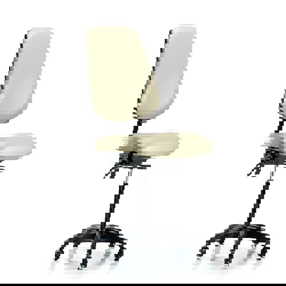 Task Chair: Vinyl, Adobe White