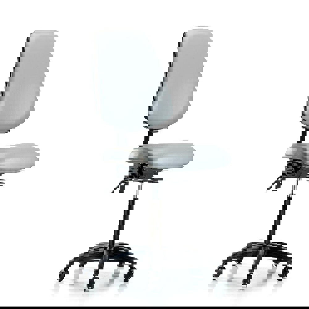 Task Chair: Vinyl, Dove