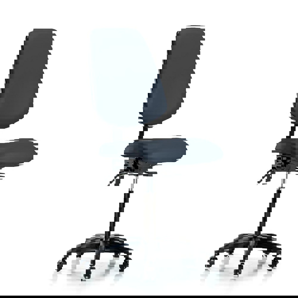 Task Chair: Vinyl, Imperial Blue