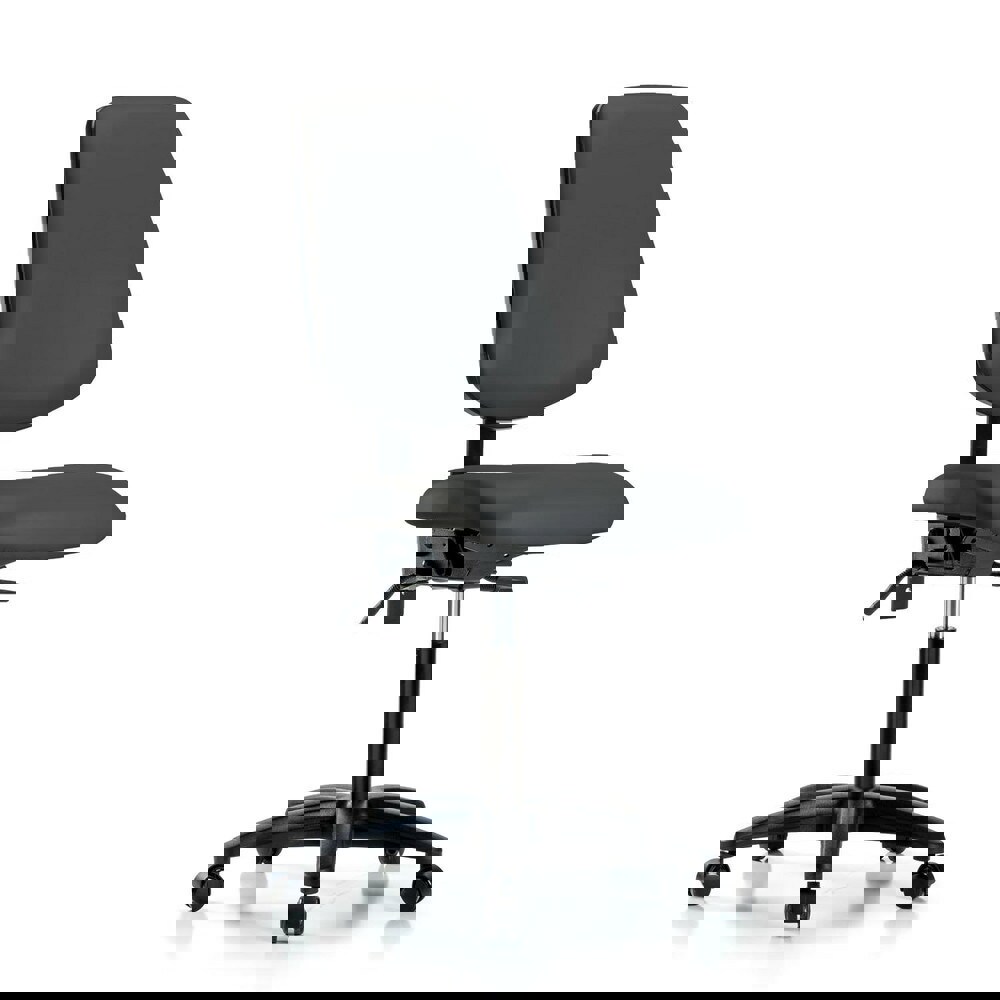 Task Chair: Vinyl, Charcoal