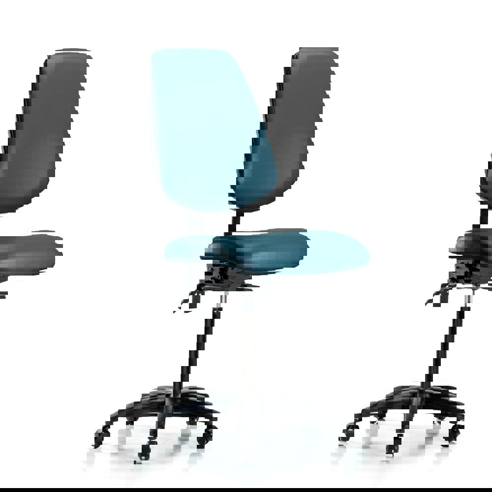 Task Chair: Vinyl, Marine Blue