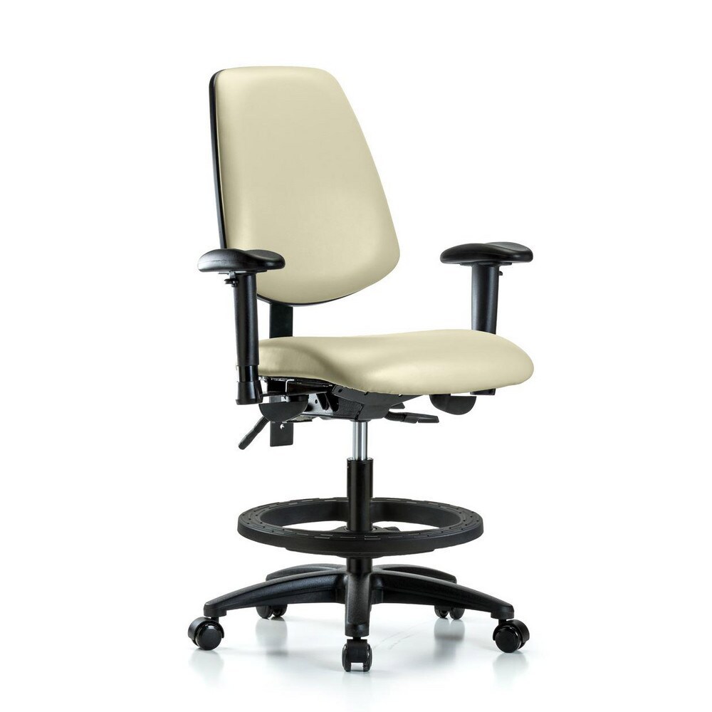 Task Chair: Vinyl, Adobe White