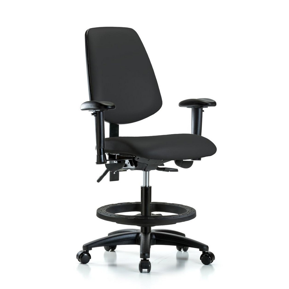 Task Chair: Vinyl, Black