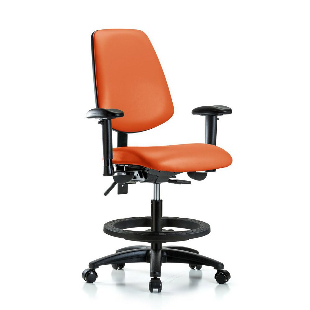 Task Chair: Vinyl, Orange Kist