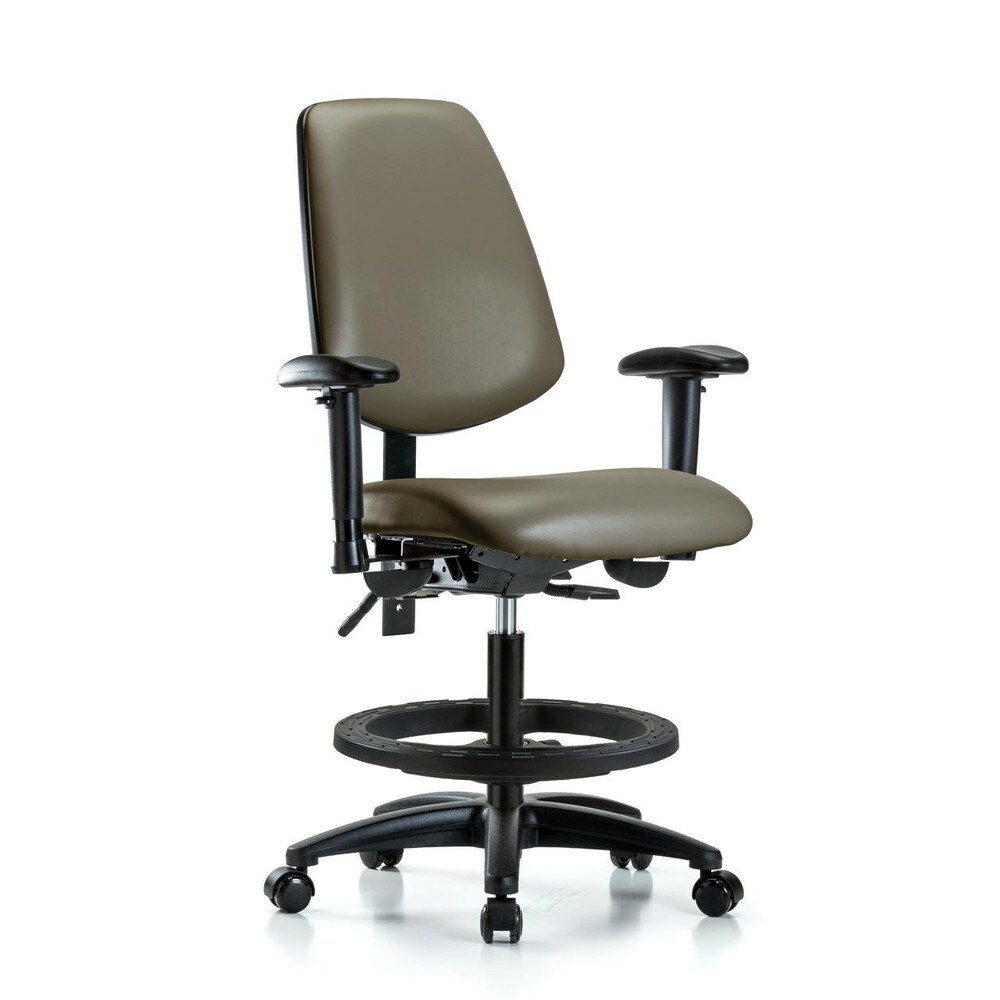 Task Chair: Vinyl, Taupe
