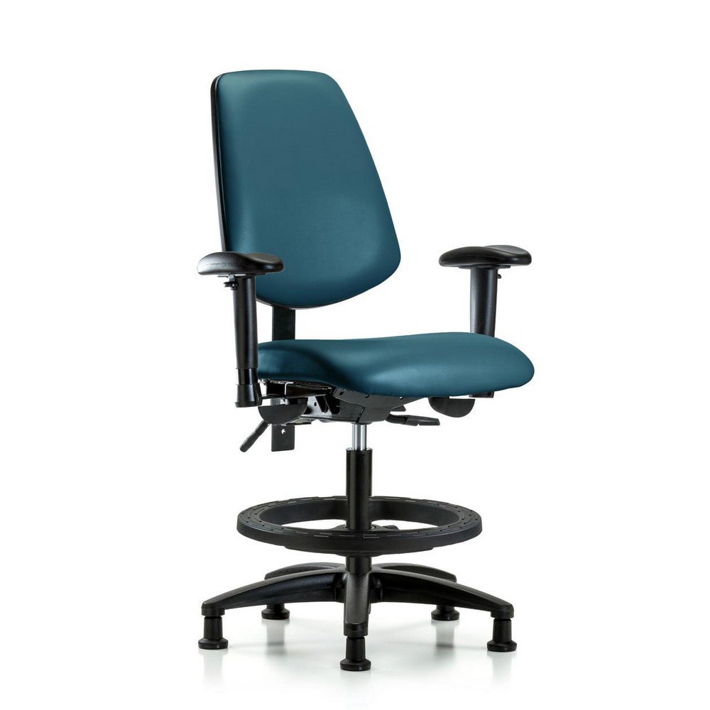 Task Chair: Vinyl, Marine Blue