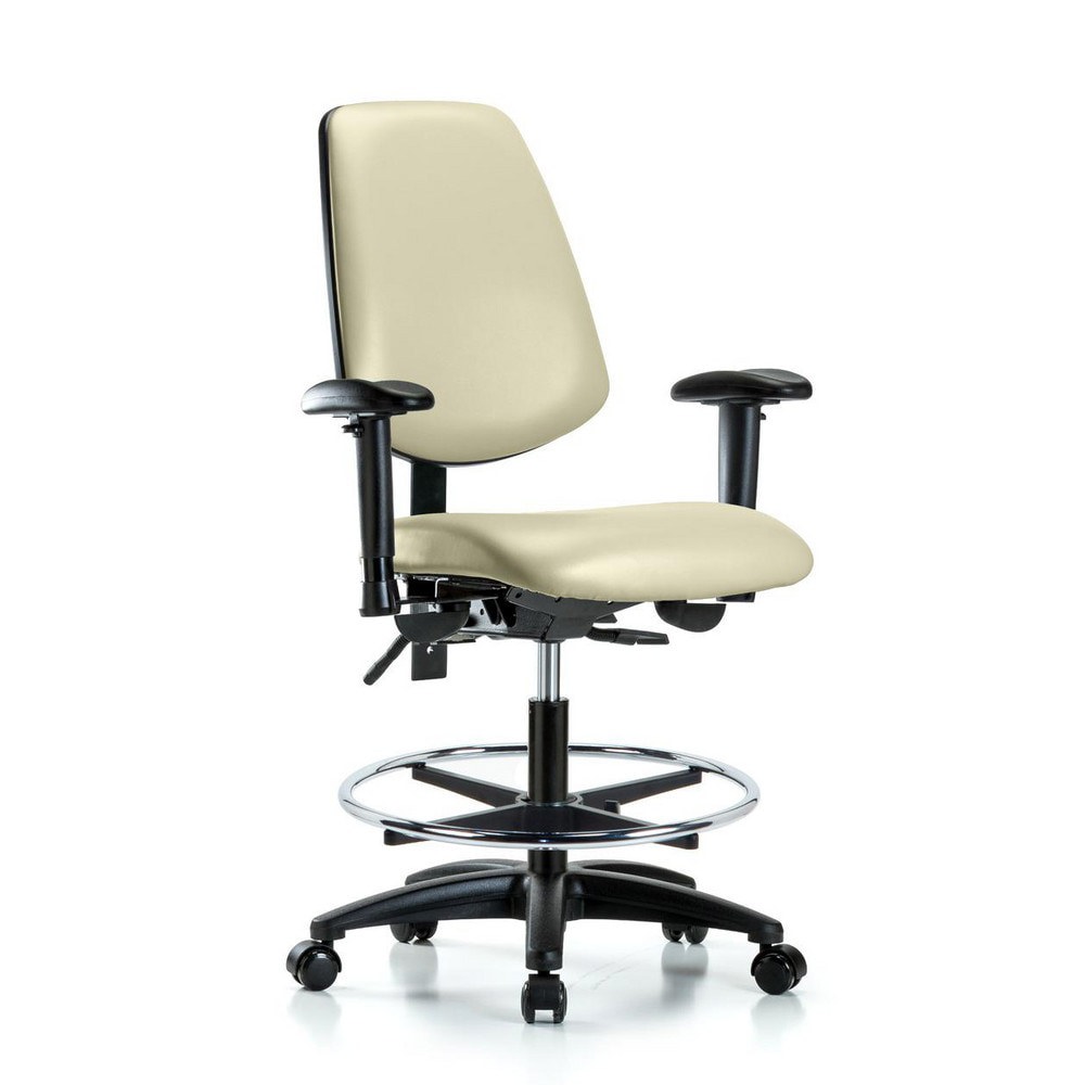 Task Chair: Vinyl, Adobe White