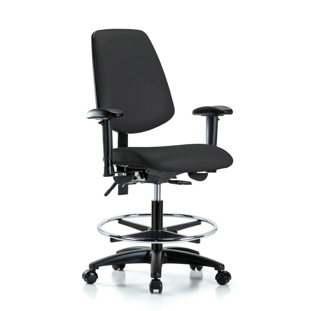 Task Chair: Vinyl, Black