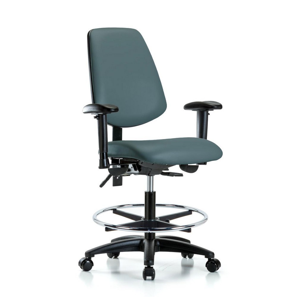 Task Chair: Vinyl, Colonial Blue