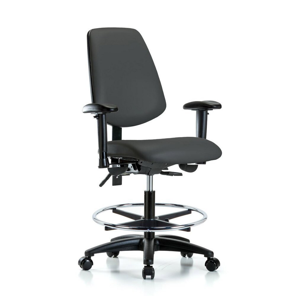 Task Chair: Vinyl, Charcoal