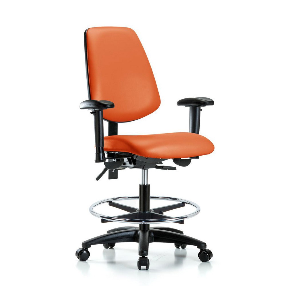 Task Chair: Vinyl, Orange Kist