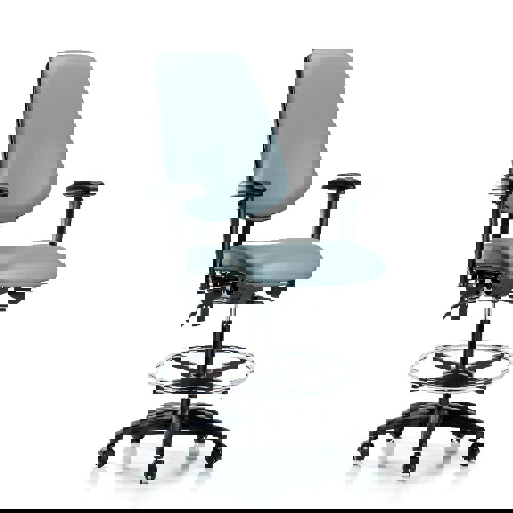 Task Chair: Vinyl, Storm