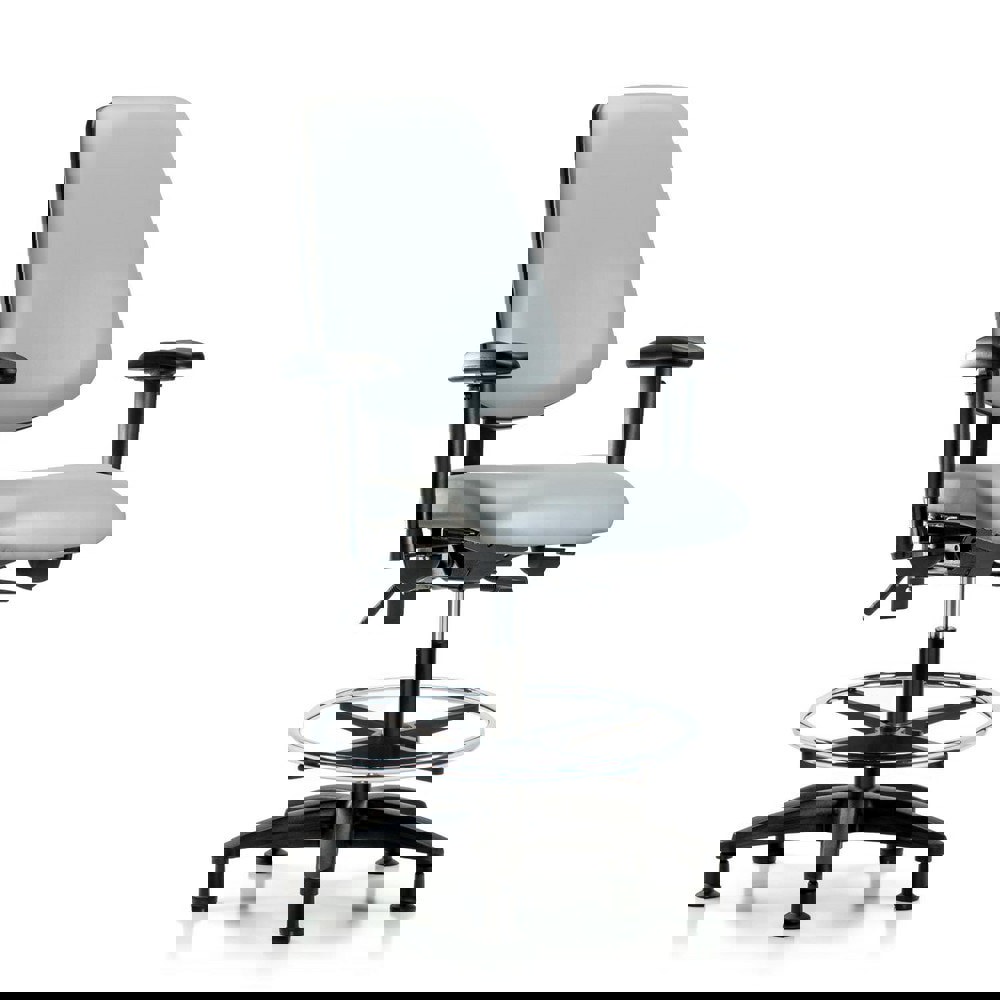 Task Chair: Vinyl, Dove