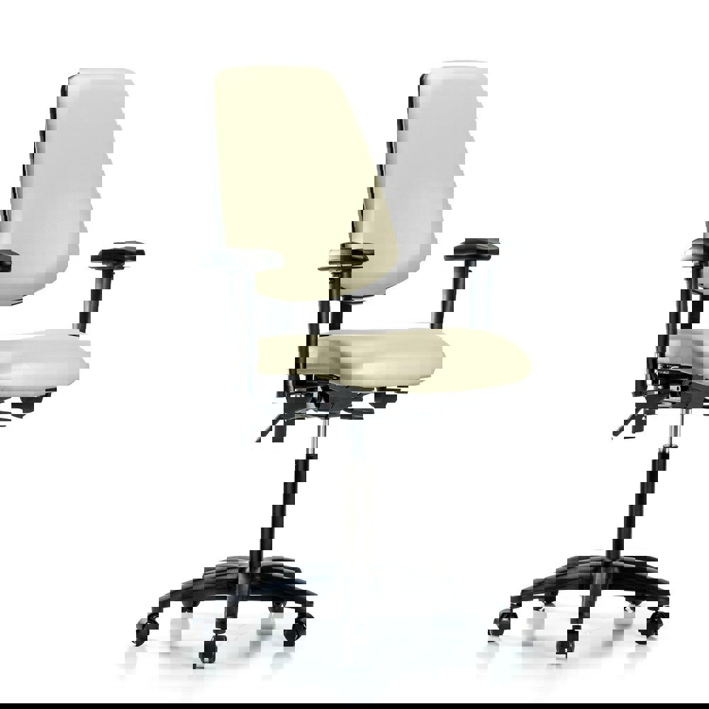 Task Chair: Vinyl, Adobe White