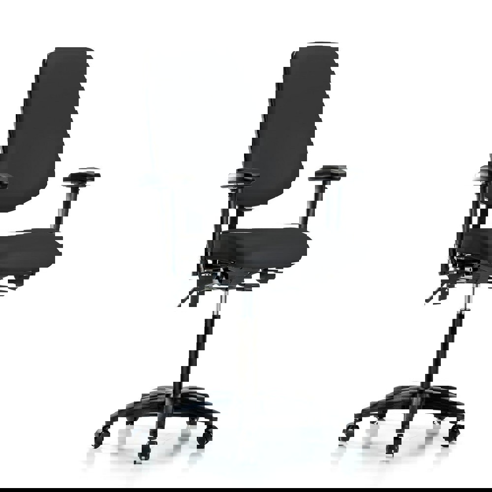 Task Chair: Vinyl, Black