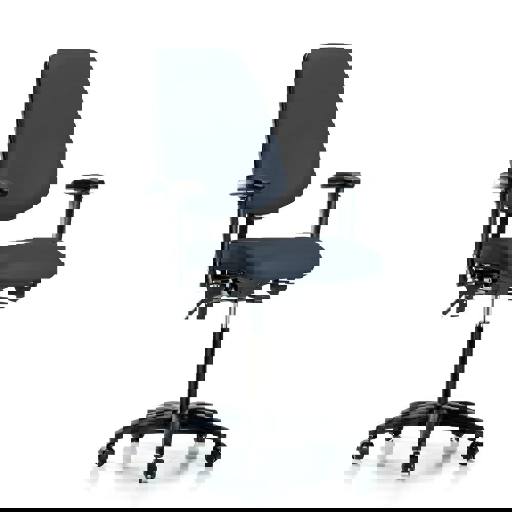 Task Chair: Vinyl, Imperial Blue