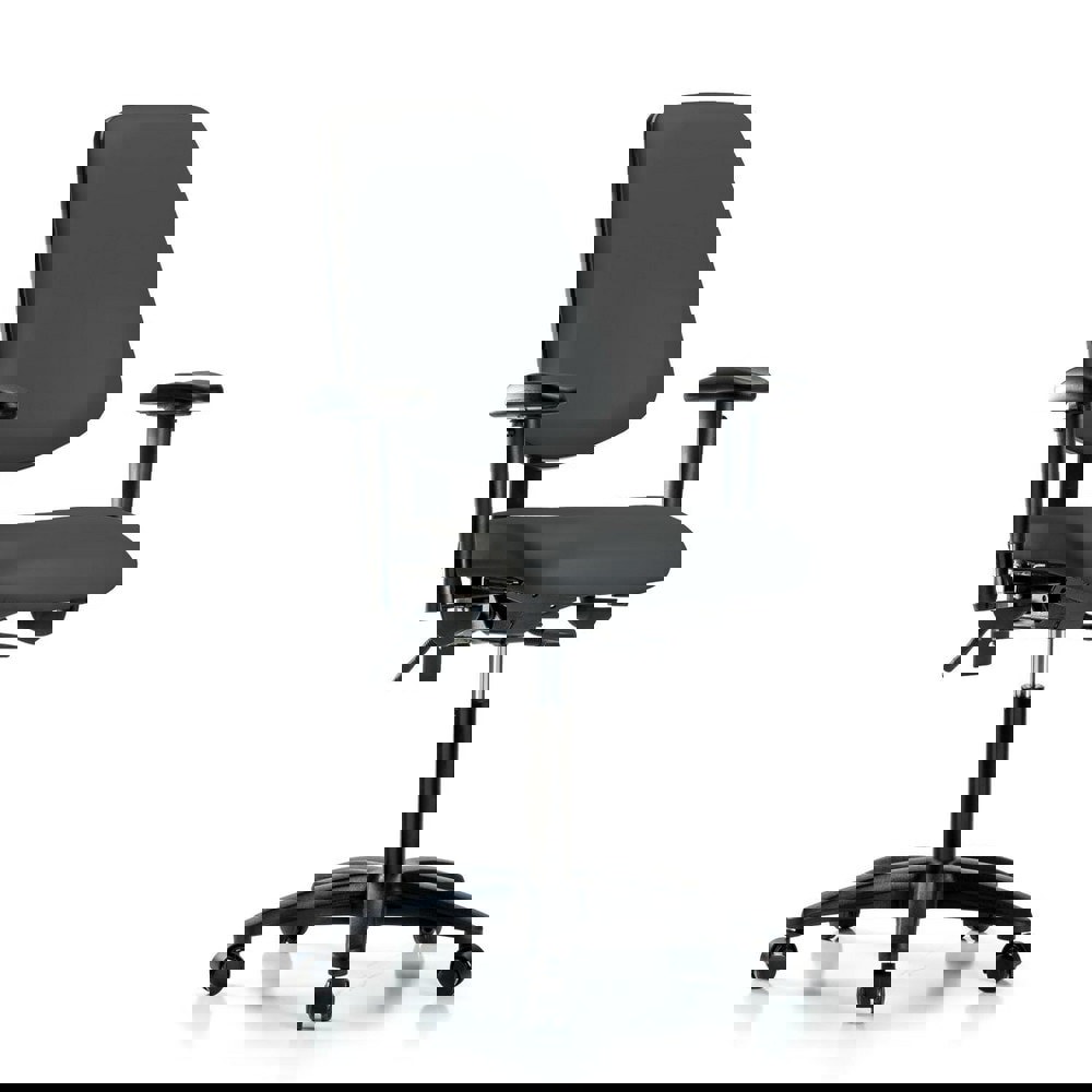 Task Chair: Vinyl, Charcoal