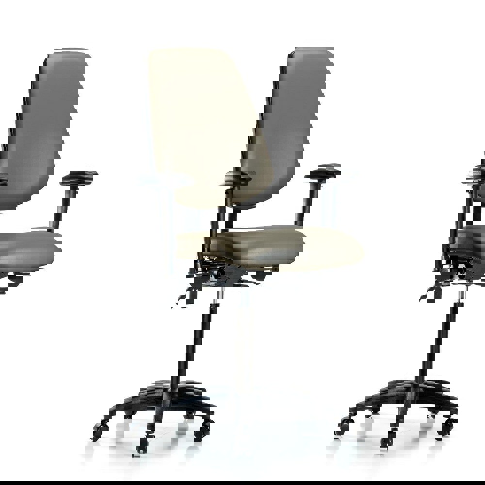 Task Chair: Vinyl, Taupe