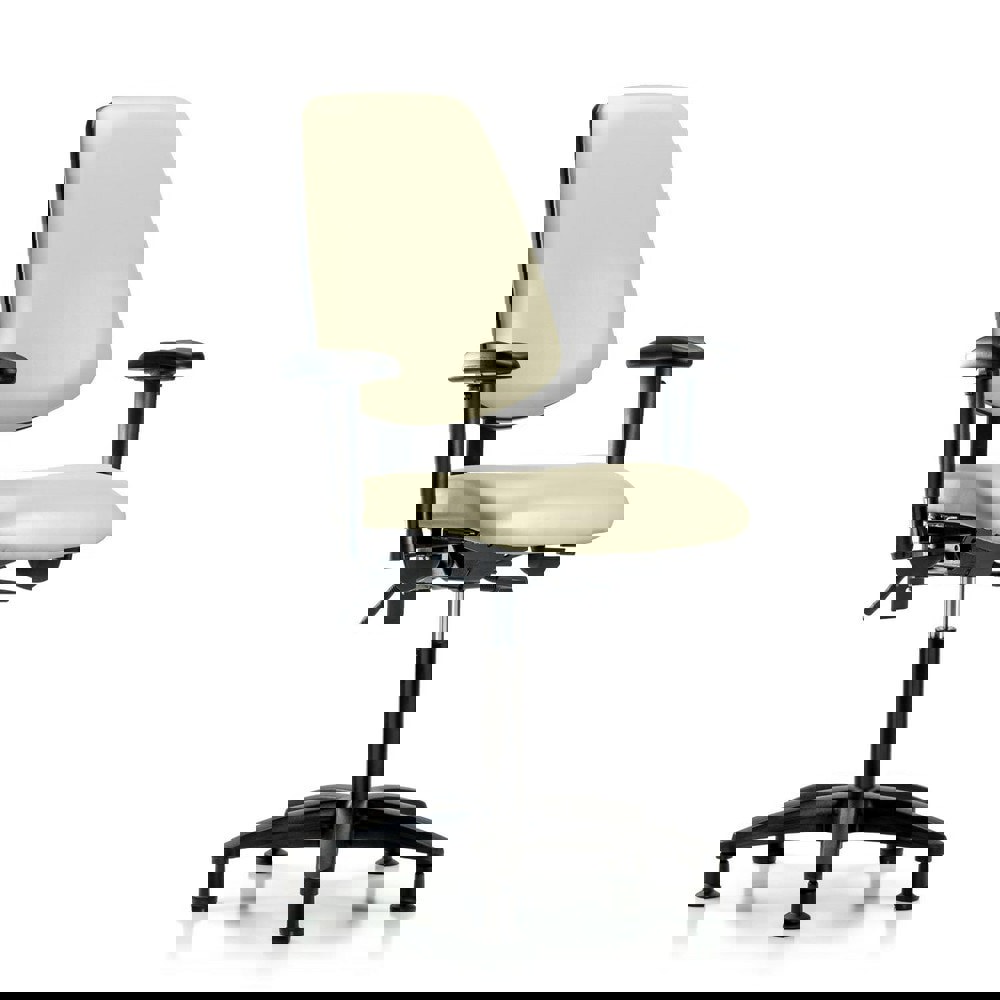 Task Chair: Vinyl, Adobe White